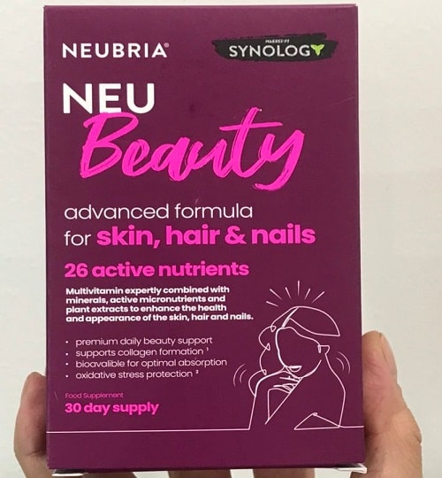 Viên uống Hair Nail Skin Neubria Neu Beauty review-2