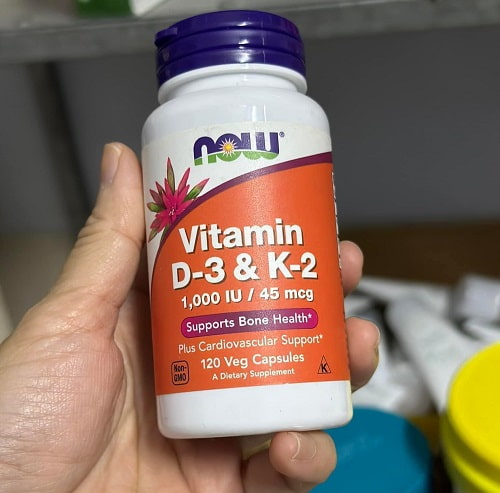Review vitamin D3 K2 Now 120 viên cho người lớn-2