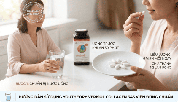 Cách dùng Youtheory Verisol Collagen 345 Tablets để đạt hiệu quả tối đa