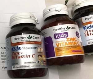 Công dụng của viên nhai Healthy Care Kids Zinc + Vitamin C-1